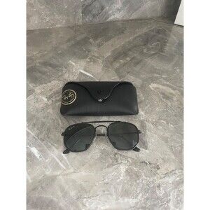 Ray-Ban RB3648 The Marshal Sunglasses Black Polarized G-15 Green Lens 54mm Italy